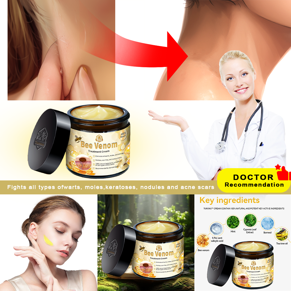 Turonu™ Bee Venom Skin Treatment Cream📦（𝐴𝐴𝐷 𝑅𝑒𝑐𝑜𝑚𝑚𝑒𝑛𝑑𝑒𝑑） (🔥𝑳𝒂𝒔𝒕 𝒅𝒂𝒚 𝒑𝒓𝒐𝒎𝒐𝒕𝒊𝒐𝒏 80% 𝒐𝒇𝒇)